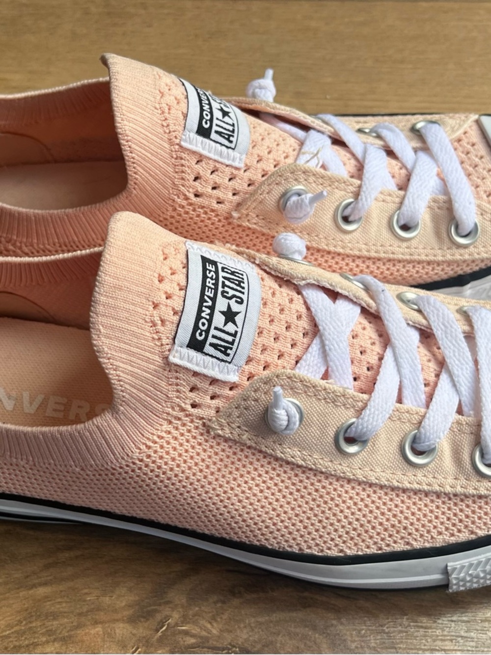 Converse All Star Shoes Low Top Sneakers Peach - Picture 5 of 9